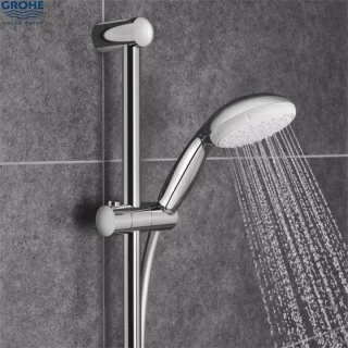 Baterie dus termostatata Grohe Grohtherm 800 si set de dus cu bara 60 cm
