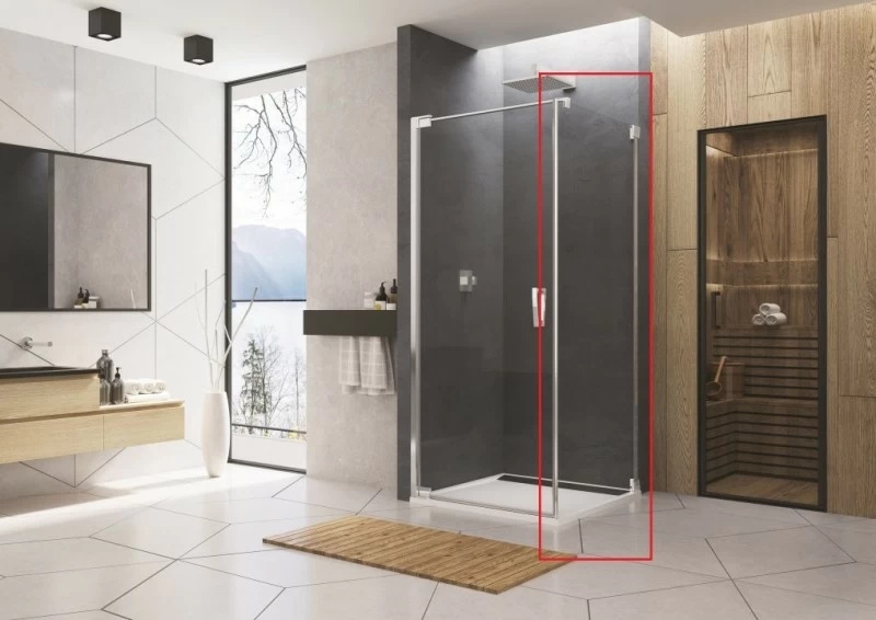 Perete lateral SanSwiss Cadura CAT1 80 x H200 cm