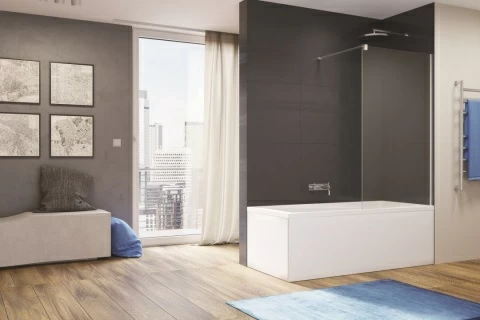 Paravan cada SanSwiss Easy STR4P6B 75xH150cm