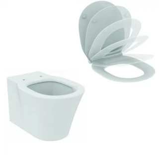 Set PROMO vas WC suspendat si capac wc slim soft-close Ideal Standard Connect Air