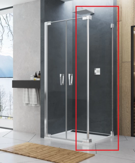 Perete lateral SanSwiss Cadura CAT2 90 x H200 cm