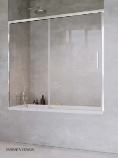 Paravan cada Radaway Idea PN DWJ cu usa glisanta si parte fixa 150 cm