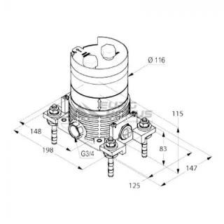 Sistem ingropat Kludi Flexx Boxx pentru bateriile de cada