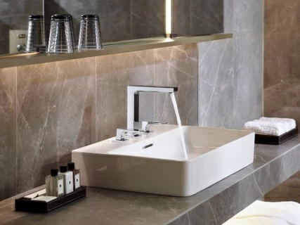 Baterie lavoar Hansgrohe Metropol 160 din 3 elemente cu ventil push-open