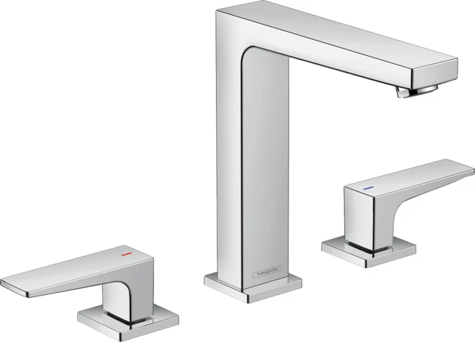 Baterie lavoar Hansgrohe Metropol 160 din 3 elemente cu ventil push-open