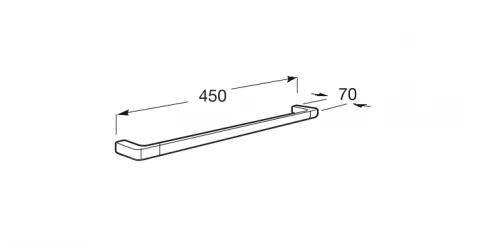 Suport prosop Roca Tempo 45 cm
