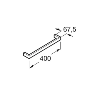 Suport prosop Roca Nuova 40 cm