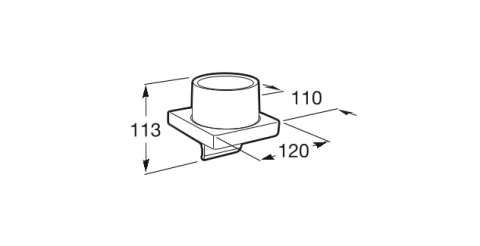 Dispenser sapun lichid Roca Tempo
