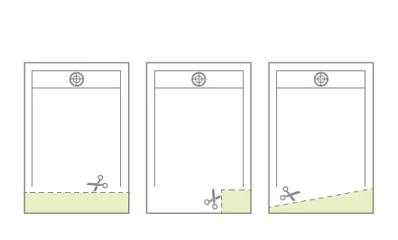 Cadita dus dreptunghiulara Radaway Teos F 160 x 80 x H4 cm, decupabila, antracit