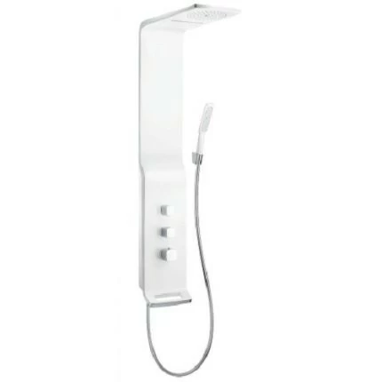 Panel dus Hansgrohe Raindance Lift cu baterie termostatata, alb-crom