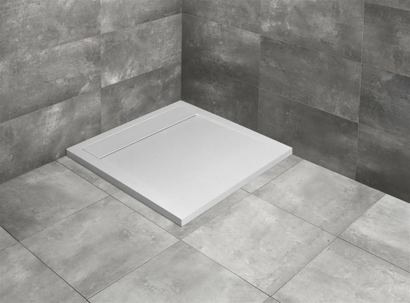 Cadita dus patrata Radaway Teos C 90 x 90 x H4 cm, decupabila