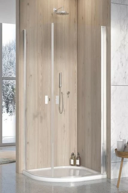 Usa cabina dus semirotunda Radaway Nes PDD I, 80 x H200 cm, stanga