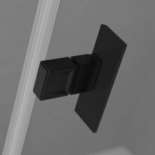 Usa cabina de dus Radaway Nes Black KDD B, 90 x H200 cm, negru