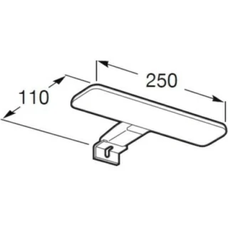 Aplica oglinda Roca Starlight 1x6W