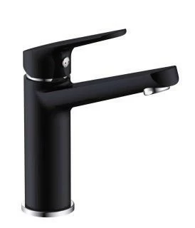 Baterie lavoar Sanotechnik, negru mat