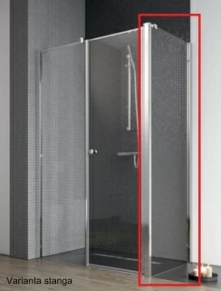 Perete lateral cabina dus Radaway Eos II KDS, 100 x 197 cm
