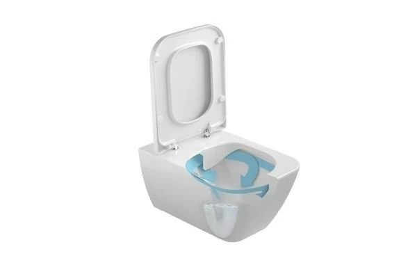 Vas wc Gala Emma suspendat Rimless 54 X 36 cm