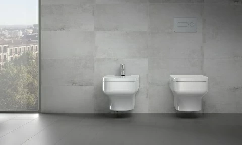 Vas wc Gala Mid Rimless suspendat 54 x 36 cm