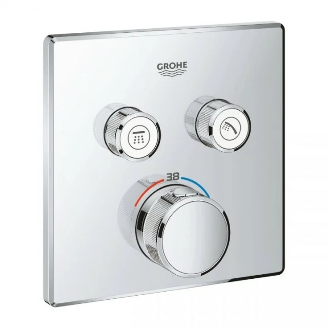 Baterie dus Grohe Grohtherm Smartcontrol termostatata cu 2 iesiri