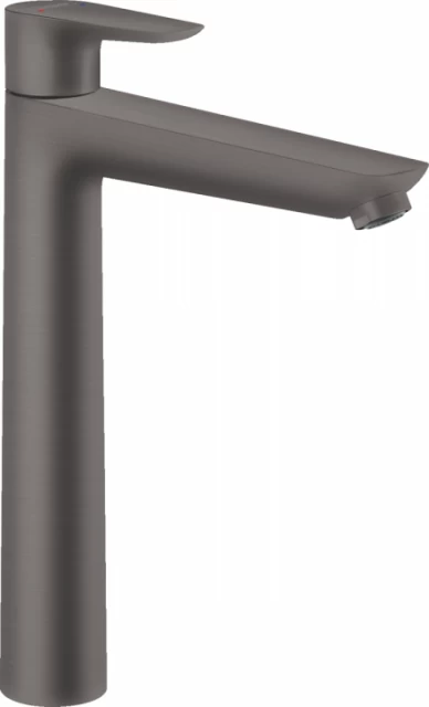 Baterie lavoar Hansgrohe Talis E 240, cu ventil pop-up, negru periat, pentru lavoar tip bol