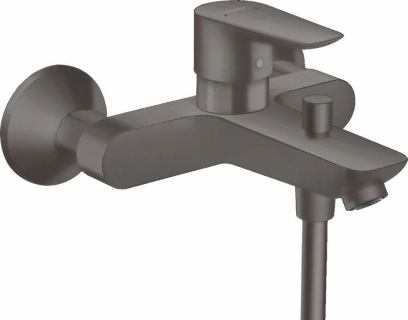 Baterie cada si dus Hansgrohe Talis E, negru periat