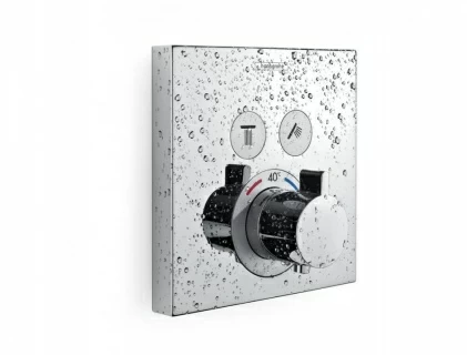 Baterie dus Hansgrohe ShowerSelect termostatata cu 2 functii, auriu