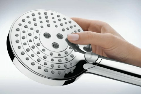 Sistem dus Hansgrohe Raindance Select S 240, baterie termostatata, bronz periat