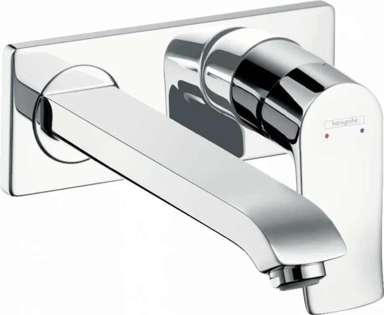 Baterie lavoar Hansgrohe Metris cu monocomanda cu montaj incastrat, pipa 22 cm