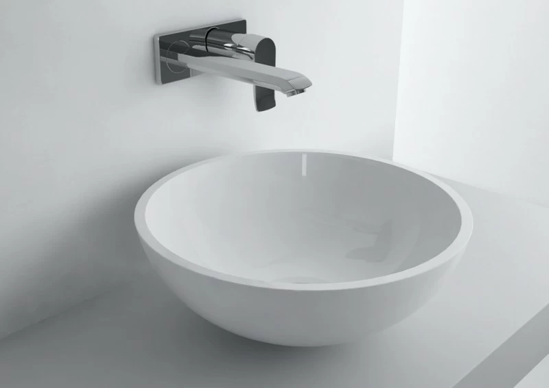 Lavoar rotund Cast Marble Kierros Round Ø 42 x H16 cm fara preaplin