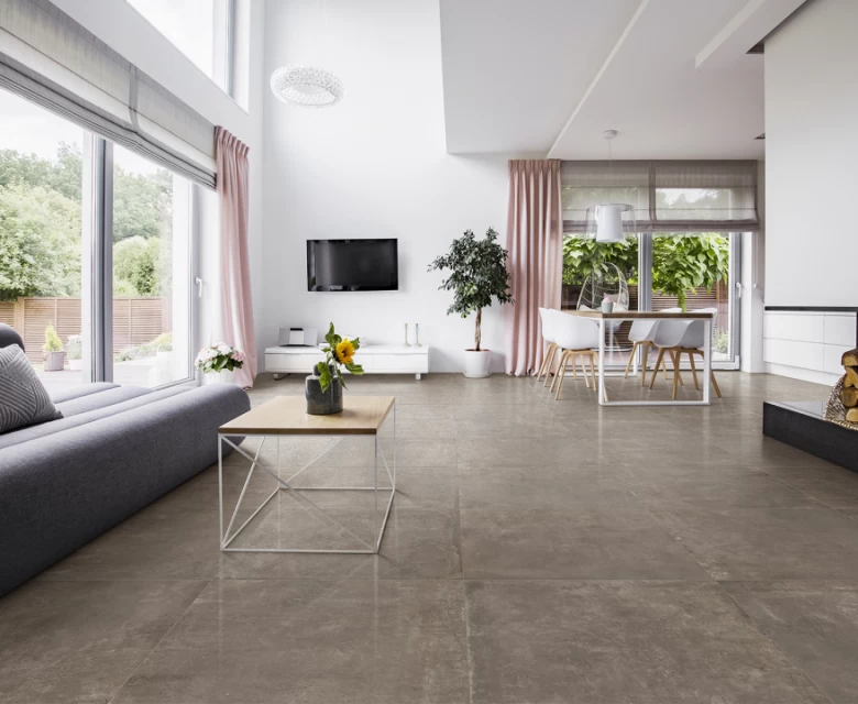 Gresie portelanata Sintesi Italia, Ambienti Tabacco Rectificata 60x30 cm