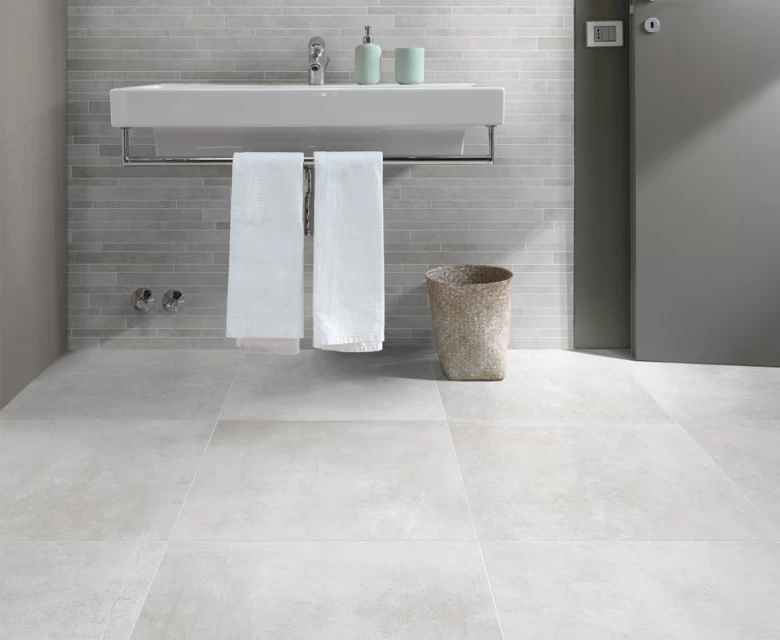 Gresie portelanata Sintesi Italia, Ambienti Perla Rectificata lucioasa 60x60 cm