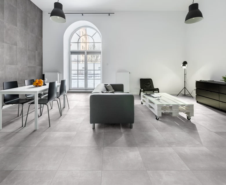 Gresie portelanata Sintesi Italia, Ambienti Grigio Rectificata 60x60 cm