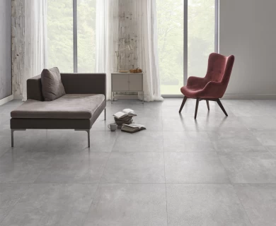 Gresie portelanata Sintesi Italia, Ambienti Grigio Rectificata lucioasa 60x60 cm