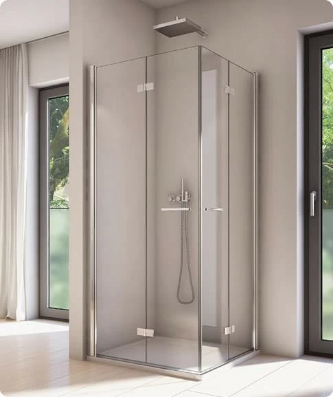 Cabina dus pliabila 90° Sanswiss Solino SOLF1 75 x 75 x H200 cm