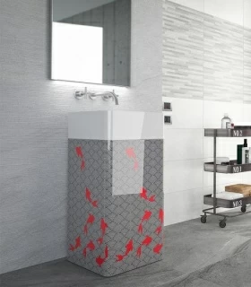 Decor ceramic Idea Ceramica, Best Sculpture Ice 60x25 cm