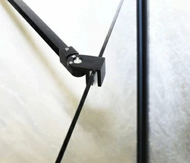 Perete lateral Sanotechnik Sanoflex Black Young 100 x H195 cm