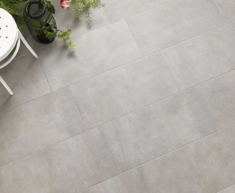 Gresie rectificata Sintesi Italia, Flow Tech Grey 60x60 cm