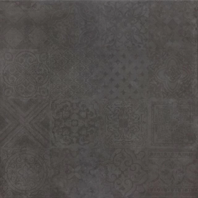 Decor Rectificat Abitare, Icon Black 60x60 cm 