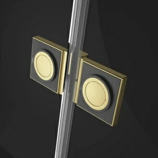 Cabina de dus Radaway Essenza Pro Gold PDD cu usi batante, 80x90 cm