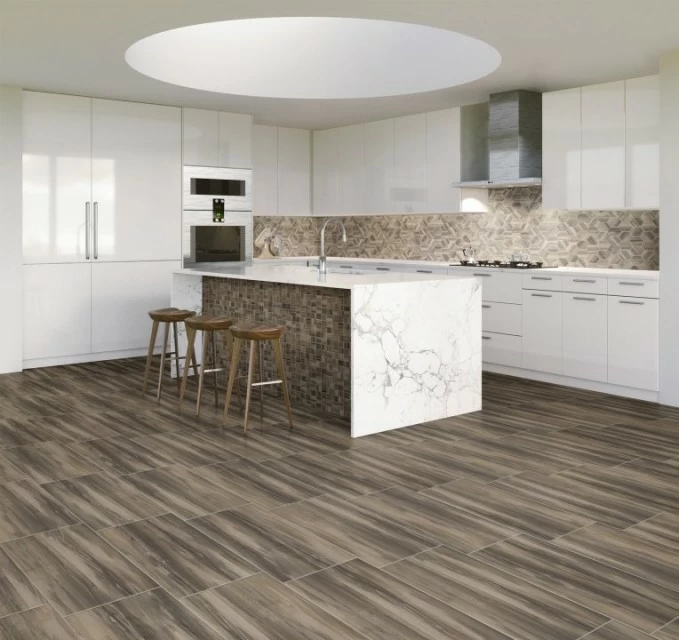 Gresie portelanata Sintesi, Paint Stone Brown 60,4x30 cm