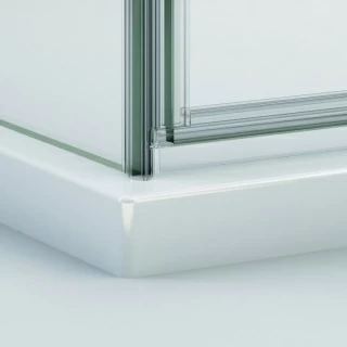 Usa de nisa batanta SanSwiss Solino SOL2, 80 x 200 cm, profil slefuit lucios