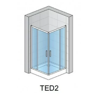 Usa cabina dus SanSwiss Top-Line TED2, 70xH190cm