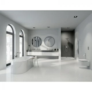 Baterie cada Grohe Plus monocomanda 1/2" crom