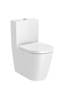 Vas WC Roca Inspira Rimless Round 60 x 37,5 x H76 cm de la bagno imagine noua