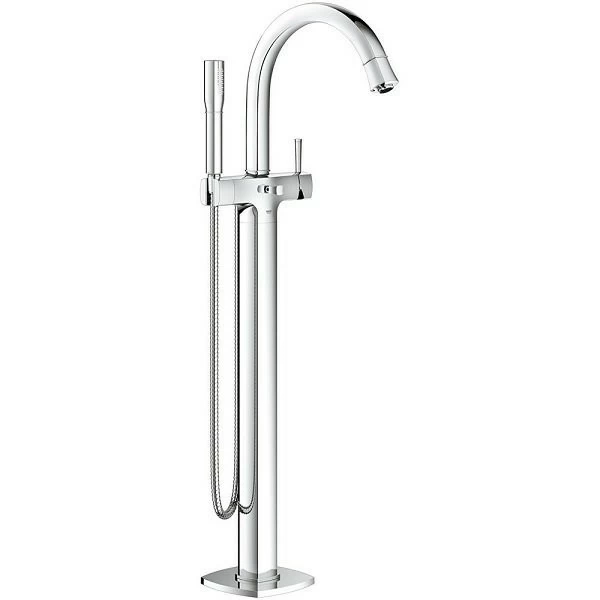Baterie cada si dus Grohe Grandera cu montaj pe pardoseala