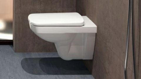 Vas WC suspendat Geberit Selnova Square Rimless Alb 53x35xH40 cm
