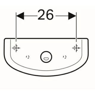 Rezervor WC Geberit Selnova alimentare laterala 34x16xH36 cm 