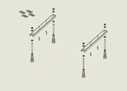 Picioare de sustinere cada Ideal Standard Playa