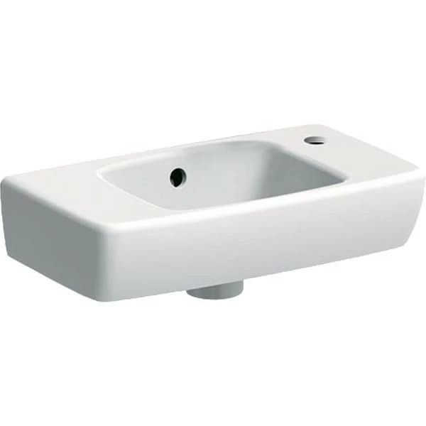 Lavoar Geberit Selnova Compact cu blat proiectie mica dreapta 45x25xH15 cm