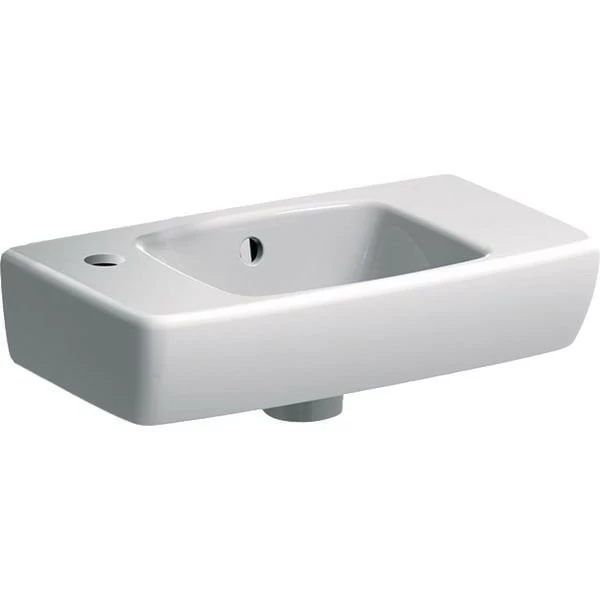 Lavoar Geberit Selnova Compact cu blat proiectie mica stanga 45x25xH15 cm